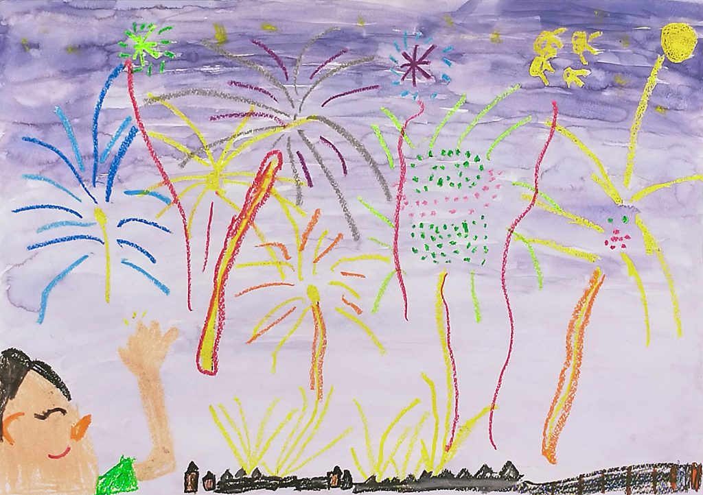 「はなびのまい」大崎学園　１年　鈴木　優真
